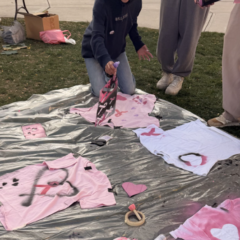 BSU Holds Tie-Dye Event for Breast Cancer Awareness Month